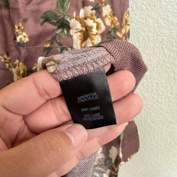 Torrid Tunic 4X Plus Blouse Harper Floral Popover Cottage V Neck Casual NWT - Picture 5 of 9